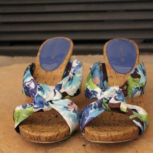 Unisa Multi Color Satin Heel